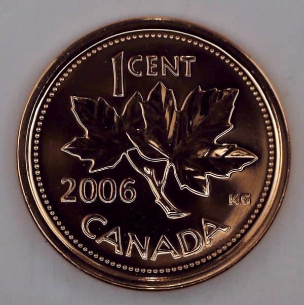 2006P Canada 1 Cent Magnétique NBU