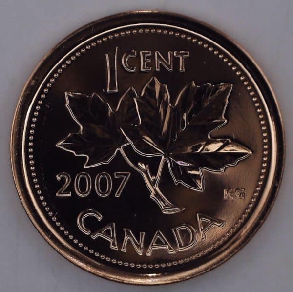 Canada - 1 Cent 2007 Non Magnétique  - NBU