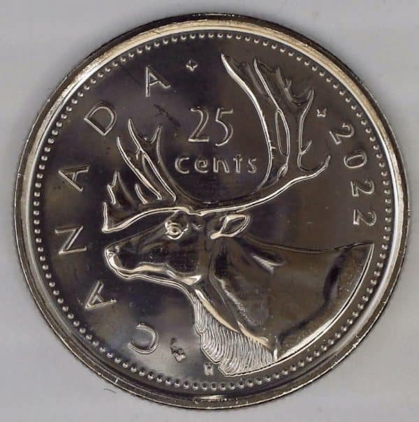 CANADA - 25 Cents 2022 - B.UNC