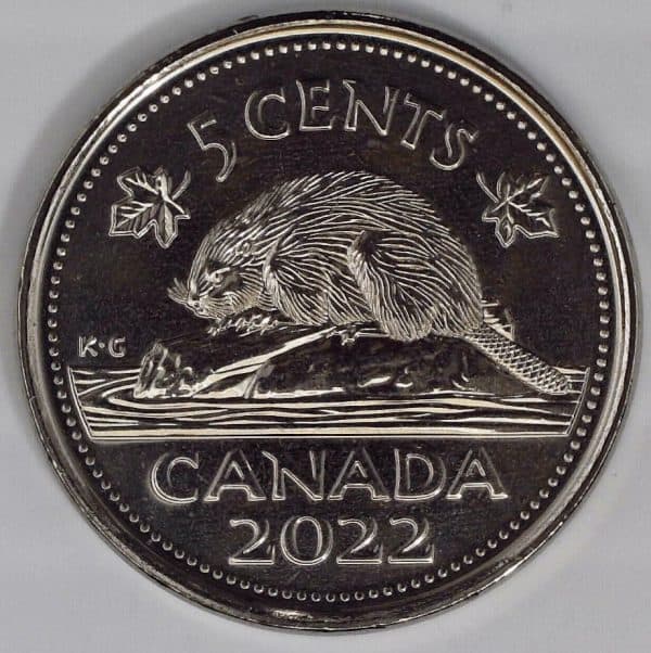 CANADA - 5 Cents 2022 - B.UNC